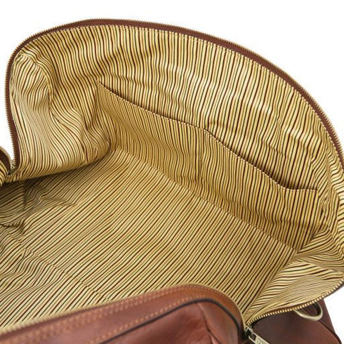 Oslo - Leather travel duffle bag - Weekender bag